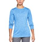Women's Under Armour Tech Long Sleeve Tee, Size: Large, Lapis Blue
