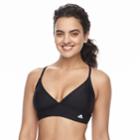 Women's Adidas Core Triangle D-cup Bikini Top, Size: Large, Black