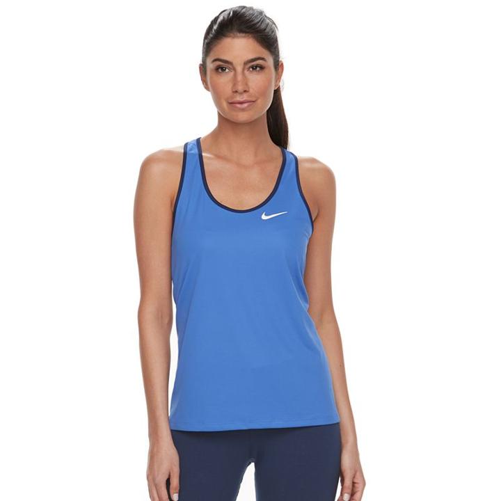 Women's Nike Breathe Rapid Running Tank Top, Size: Small, Brt Blue