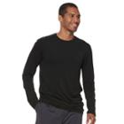 Men's Tek Gear&reg; Brush Lined Base Layer Tee, Size: Large, Black