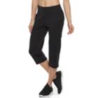 Women's Tek Gear&reg; Side Pocket Capris, Size: Small, Black