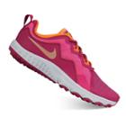 Nike Mak Grade School Girls' Trail Running Shoes, Girl's, Size: 4, Red