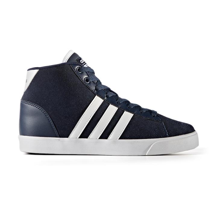 Adidas Neo Cloudfoam Daily Qt Mid Women's Shoes, Size: 8, Blue (navy)