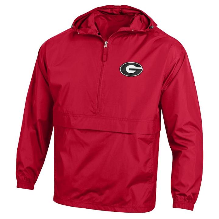 Men's Champion Georgia Bulldogs Pack 'n' Go Jacket, Size: Large, Red
