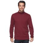 Men's Croft & Barrow&reg; Classic-fit Turtleneck, Size: Small, Red