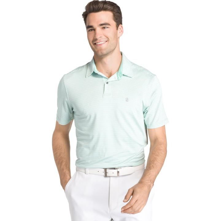Men's Izod Swingflex Classic-fit Performance Golf Polo, Size: Small, White