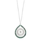 Lc Lauren Conrad Wrapped Filigree Pendant Necklace, Women's, Green