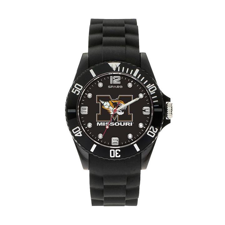 Sparo Men's Spirit Missouri Tigers Watch, Black