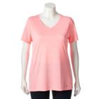 Plus Size Tek Gear&reg; V-neck Performance Tee, Women's, Size: 2xl, Lt Orange