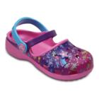Crocs Karin Novelty Preschool Girls' Clogs, Size: 8 T, Brown Over