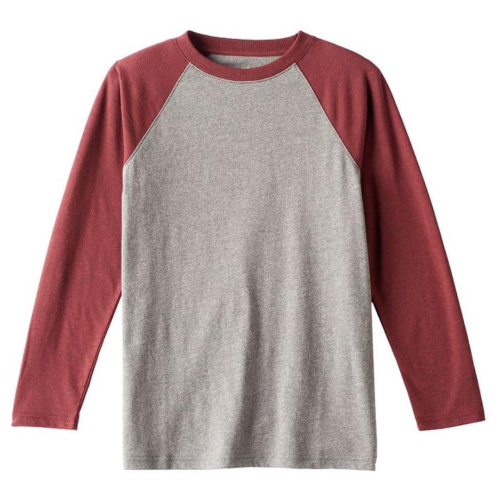 Boys 8-20 Urban Pipeline&reg; Ultimate Raglan Tee, Size: Xl, Med Red