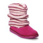 So&reg; Klara Girls' Sweater Boots, Size: 5, Pink