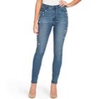 Women's Gloria Vanderbilt Amanda High-rise Skinny Jeans, Size: 10 Avg/reg, Dark Blue