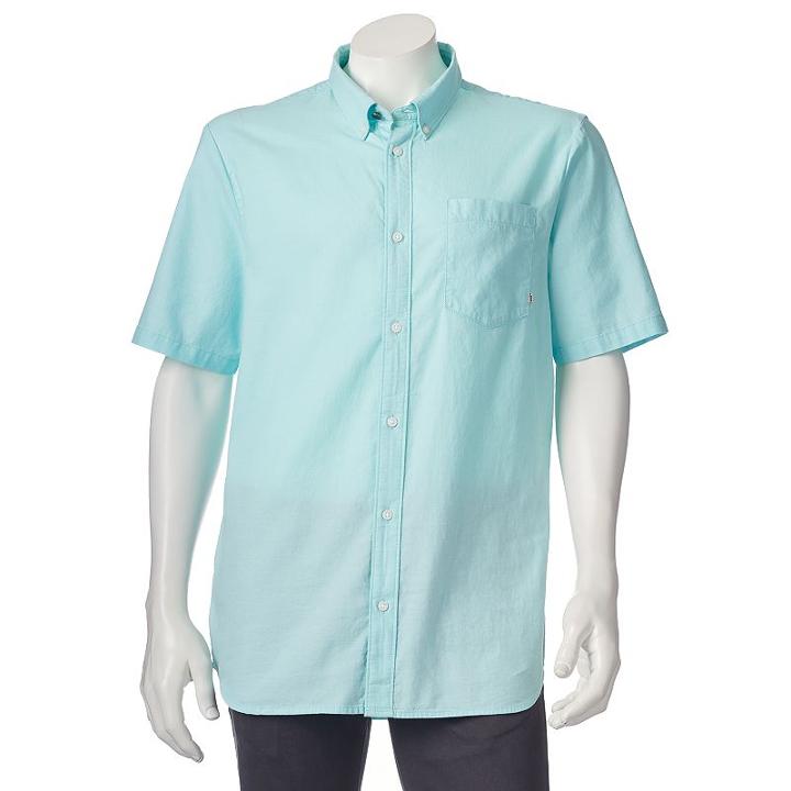 Men's Vans Herringster Button-down Shirt, Size: Xl, Black