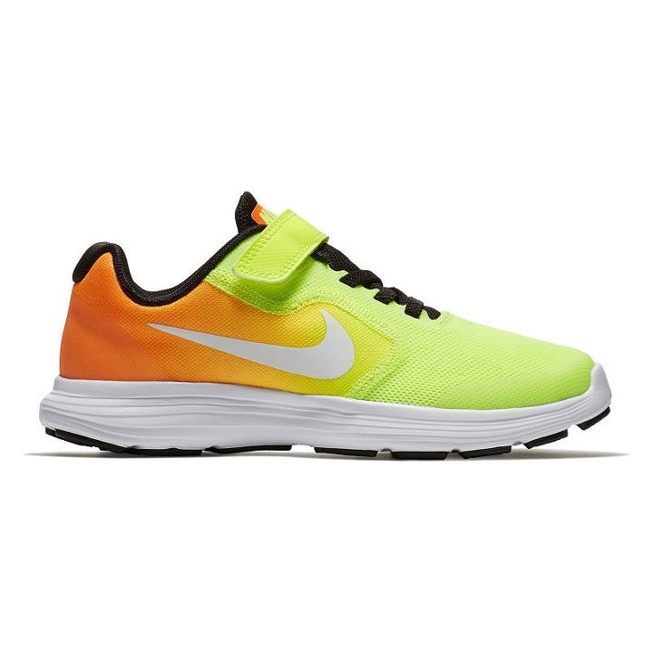 Nike Revolution 3 Pre-school Girls' Running Shoes, Kids Unisex, Size: 13, Drk Orange