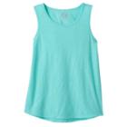 Girls 7-16 So&reg; Aqua Scoop Tank Top, Girl's, Size: 12, Turquoise/blue (turq/aqua)