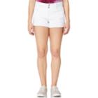 Juniors' Wallflower Curvy Ripped Jean Shorts, Teens, Size: 13, White