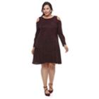 Plus Size Apt. 9&reg; Cold Shoulder Dress, Women's, Size: 3xl, Red
