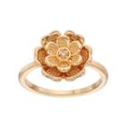 Lc Lauren Conrad Tiered Flower Ring, Women's, Size: 7.50, Gold