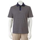 Men's Ben Hogan Fine Line Striped Performance Golf Polo, Size: Small, Med Blue