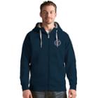 Men's Antigua New York City Fc Victory Full-zip Hoodie, Size: 3xl, Blue (navy)