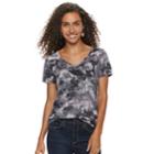 Women's Sonoma Goods For Life&trade; Essential V-neck Tee, Size: Large, Grey