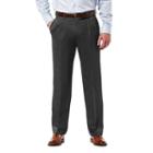 Men's Haggar Premium Classic-fit Stretch Pleated Dress Pants, Size: 44x30, Oxford