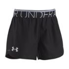 Girls 4-6x Under Armour Logo Athletic Shorts, Girl's, Size: 6x, Black