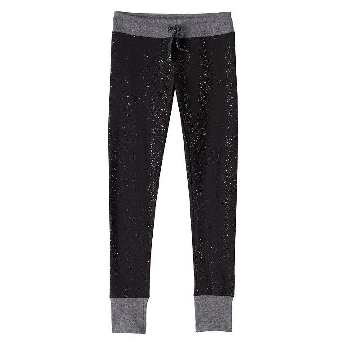 Girls 7-16 & Plus Size So&reg; Contrast Cuff Leggings, Girl's, Size: 10, Black
