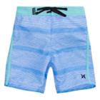 Toddler Boy Hurley Shoreline Striped Board Shorts, Size: 2t, Turquoise/blue (turq/aqua)