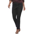 Plus Size Sonoma Goods For Life&trade; Pull-on Skinny Jeans, Women's, Size: 22 W, Med Blue