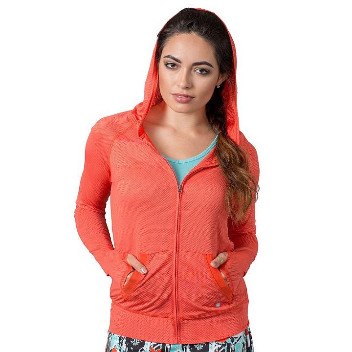 Women's Soybu Wendy Full-zip Yoga Hoodie, Size: Medium, Brt Red