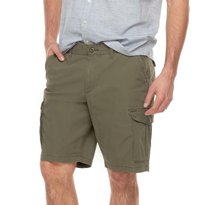 Big & Tall Sonoma Goods For Life&trade; Flexwear Modern-fit Ripstop Stretch Cargo Shorts, Men's, Size: 44, Dark Green