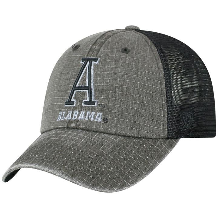 Adult Top Of The World Alabama Crimson Tide Ploom Ripstop Cap, Men's, Black