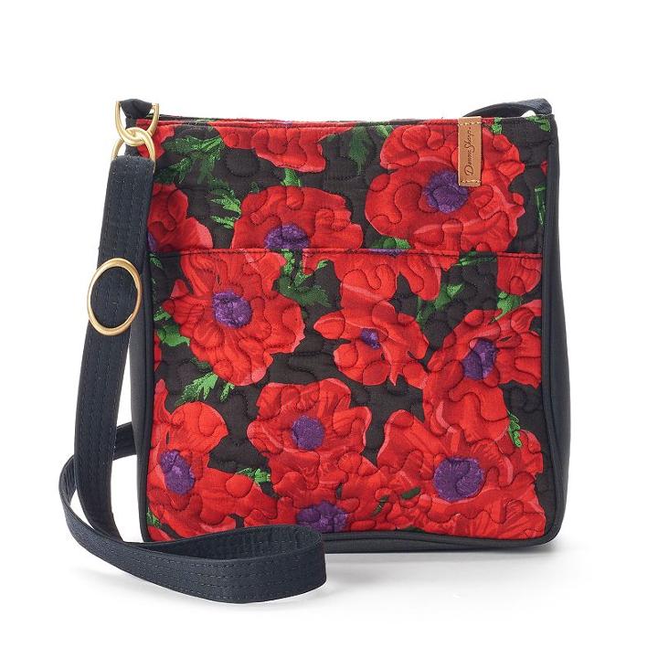 Donna Sharp Hipster Crossbody Bag, Women's, Red Poppy