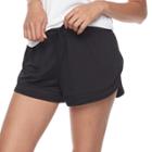 Junior's So&reg; Overlap Mesh Shortie, Teens, Size: Xl, Black