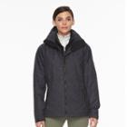 Women's Columbia Crystal Slope Hooded 3-in-1 Systems Jacket, Size: Xl, Grey (charcoal)