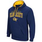 Men's Campus Heritage Georgia Tech Yellow Jackets Wordmark Hoodie, Size: Xl, Med Grey