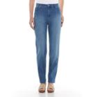 Women's Gloria Vanderbilt Amanda Embroidered Tapered Jeans, Size: 10 Avg/reg, Blue Other