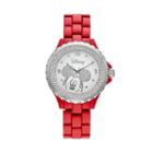 Disney's Mickey Mouse Women's Crystal Watch, Red