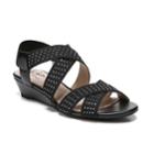 Lifestride Yara Women's Wedge Sandals, Size: 5.5 Med, Black