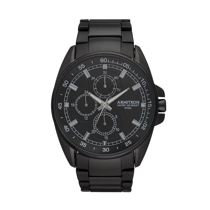 Armitron Men's Stainless Steel Watch - 20/5224bkti, Size: Large, Black