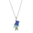 Dreamworks Trolls Kids' Blue Crystal Branch Pendant Necklace, Women's, Size: 18