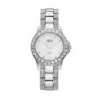 Burgi Women's Diamond & Crystal Watch, Adult Unisex, Grey
