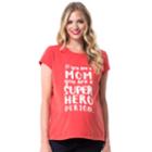 Maternity Pip & Vine By Rosie Pope Graphic Tee, Women's, Size: M-mat, Brt Red