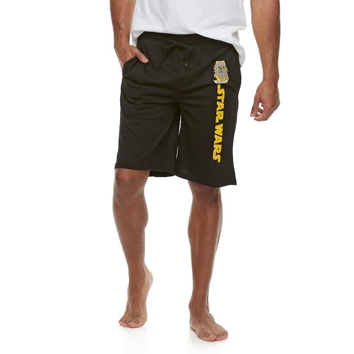 Men's Star Wars Chewbacca Jams Shorts, Size: Xl, Black