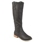 Journee Collection Taven Women's Riding Boots, Size: Medium (7), Med Grey