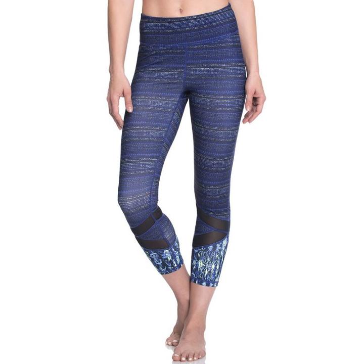 Women's Gaiam Om Align Yoga Capri Leggings, Size: Xl, Orange Oth