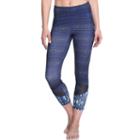 Women's Gaiam Om Align Yoga Capri Leggings, Size: Xl, Orange Oth
