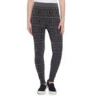 Juniors' Pink Republic Seamless Lined Leggings, Teens, Size: Small, Grey (charcoal)